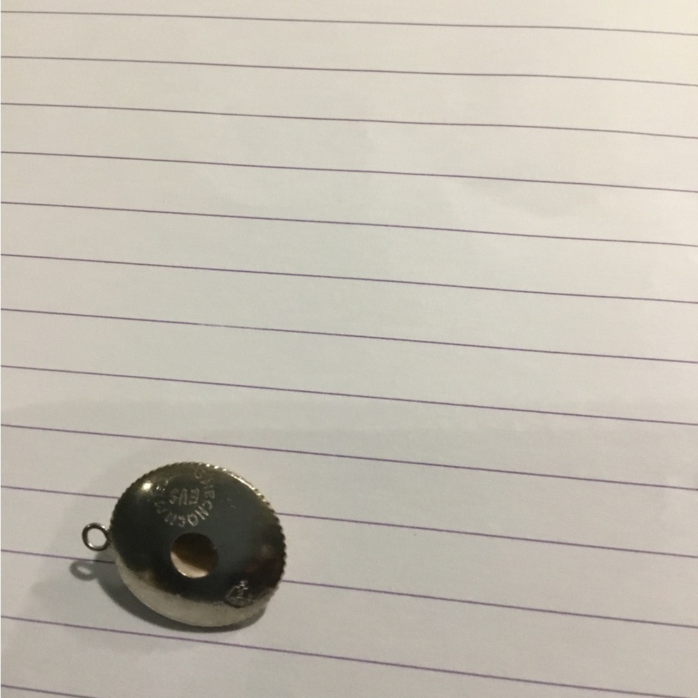 Silver Circular Pin Back - Picture 7 of 8
